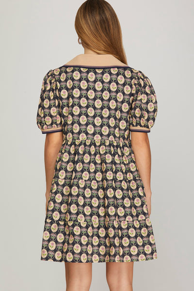 Portrait in Floral Dress