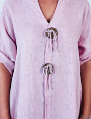 Nina Spanish Linen Dress