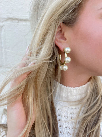 Elly Preston Olivia Leaf Earrings