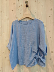 Mira Spanish Linen Top