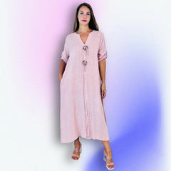 Nina Spanish Linen Dress
