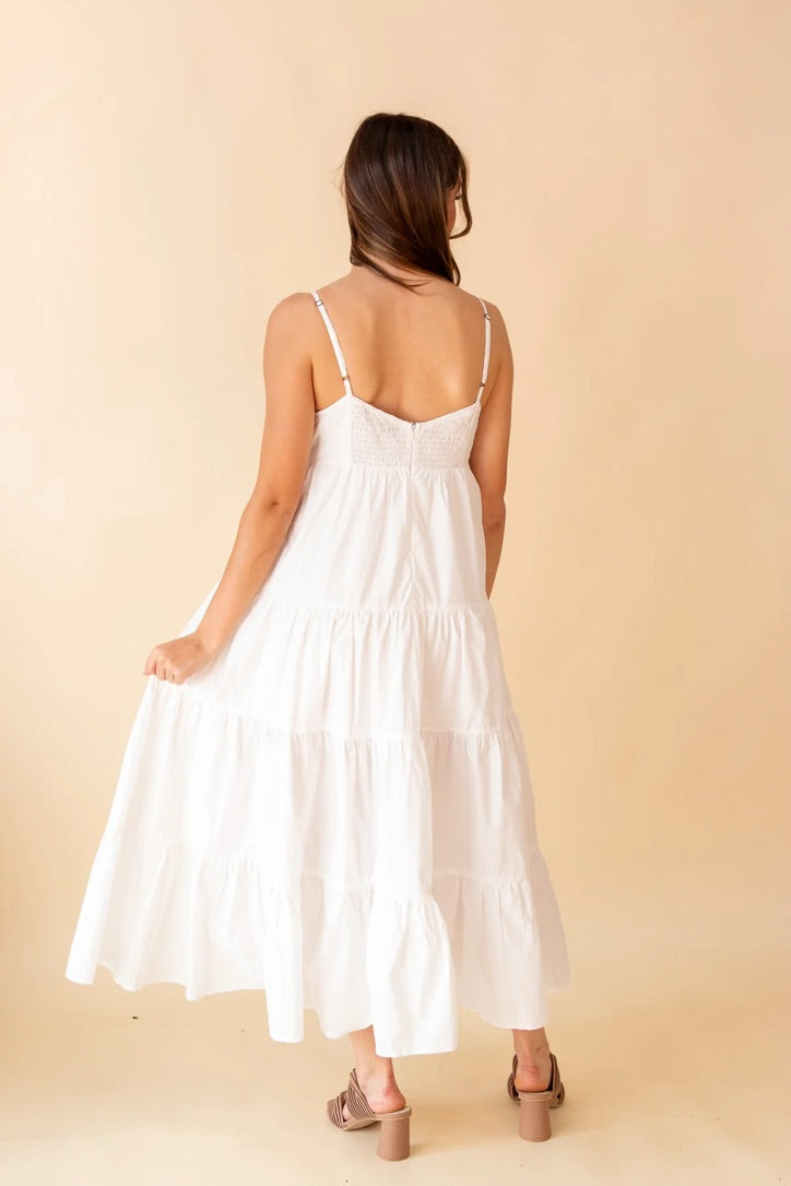 Southern Tea Party Dress-2 Colors White / Medium Southern Tea Party Dress-2 Colors White / Medium