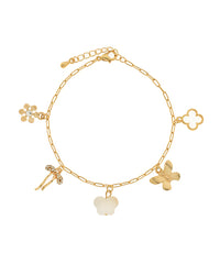 Carey Butterfly Charm Bracelet