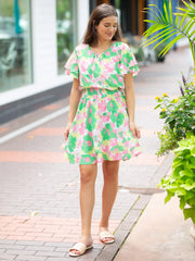 Haven Dress in Primrose Melon