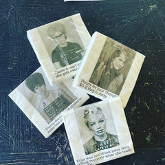 Funny Mugshot Cocktail Napkins