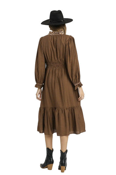 Just A Peek of Leopard Dress