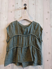 Carina Spanish Linen Tank Top