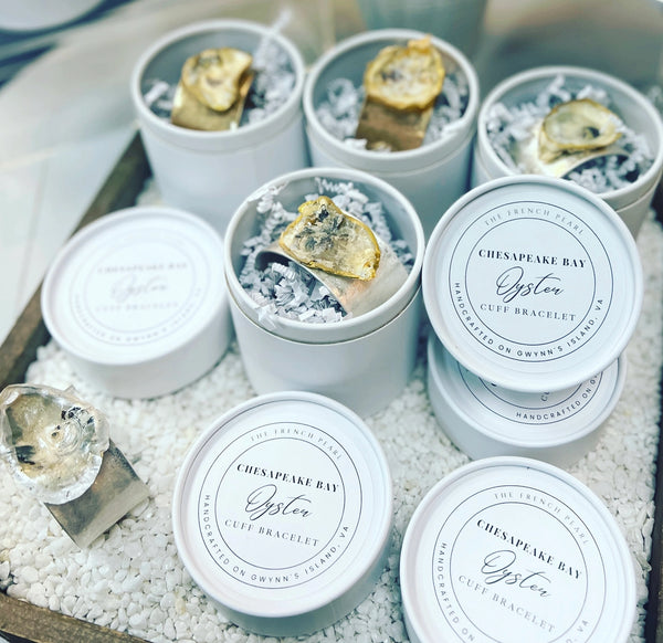 Oyster Bracelets - Silver and Gold