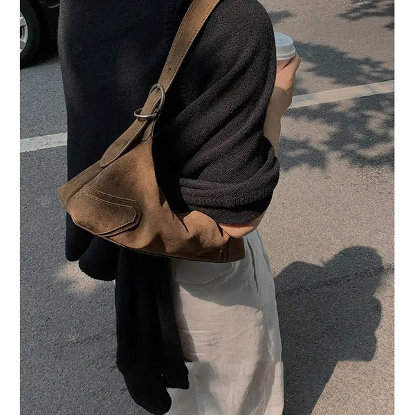 Maillard Style Velvet Armpit Bag