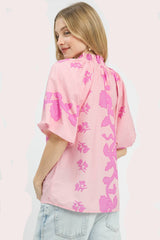 Creme of Pink Blouse