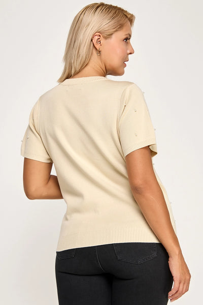 Lotte Rhinestone Sweater