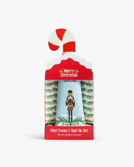 Nutcracker and Holly Hand Cream and Nail File Set