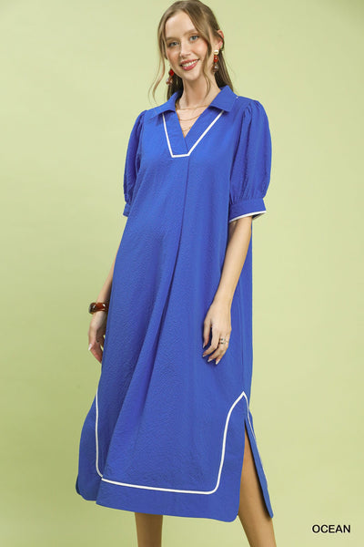 Caught Up In Cobalt Dress