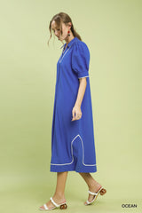 Caught Up In Cobalt Dress