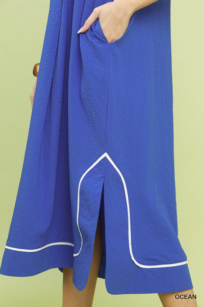 Caught Up In Cobalt Dress