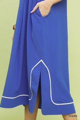 Caught Up In Cobalt Dress