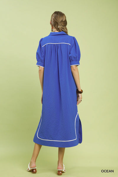 Caught Up In Cobalt Dress