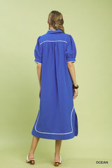 Caught Up In Cobalt Dress