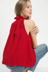 Red Hot Afternoon Top