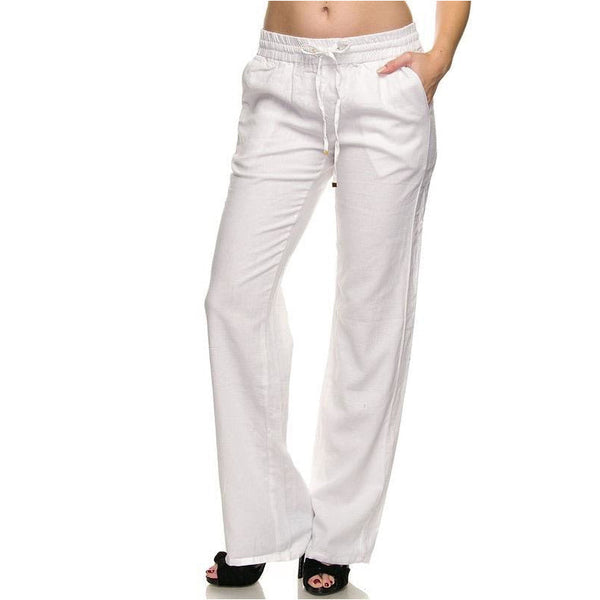Daphne Linen Tie Waist Pants - 4 Colors