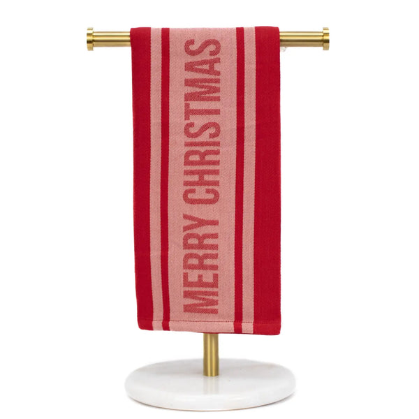 Merry Christmas Jacquard Hand Towel