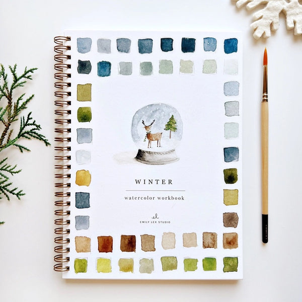 Watercolor Workbooks, Paint Sets, and Brushes