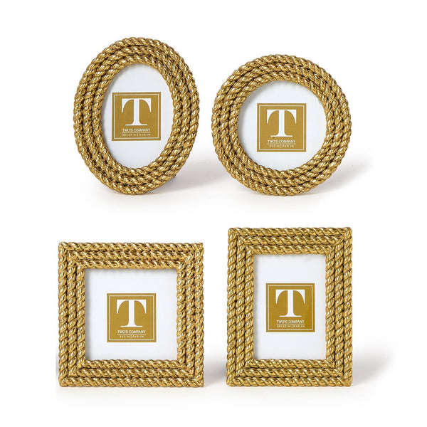 Rope Design Mini Photo Frames - 4 Shapes
