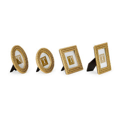 Mini-cadres photo motif corde - 4 formes