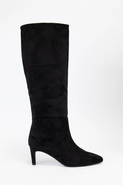 Joanna Faux Suede Pointed Toe Tall Boots