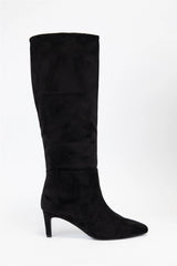 Joanna Faux Suede Pointed Toe Tall Boots