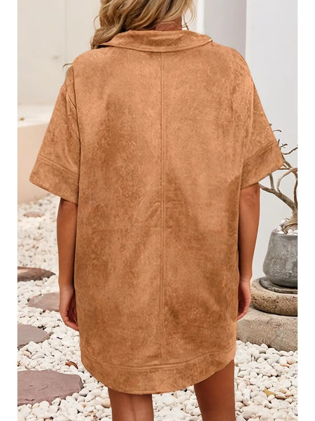 Gretchen Suede Dress