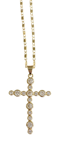 Susan Shaw Long Cross Necklace