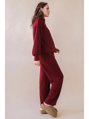 Mona Textured Two Piece Pants Set