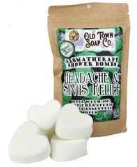 Old Town Soap Co. Headache& Sinus Relief Shower Bombs
