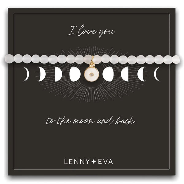 To The Moon and Back Bracelet-Black or White