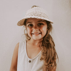 Rattan Sun Visor For Kids-2 Colors