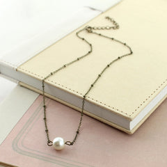 Pearl Satellite Chain Choker