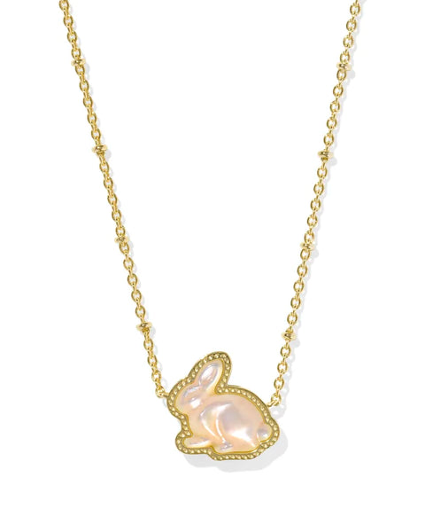 Kendra Scott Bunny Gold Short Pendant Necklace