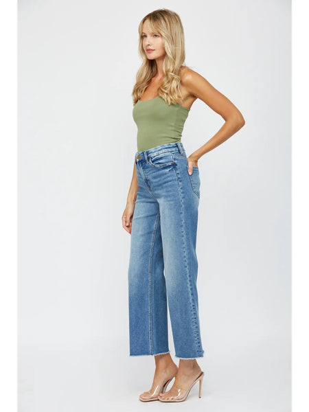 Festival Stretch Super High-Rise Wide Leg Jeans