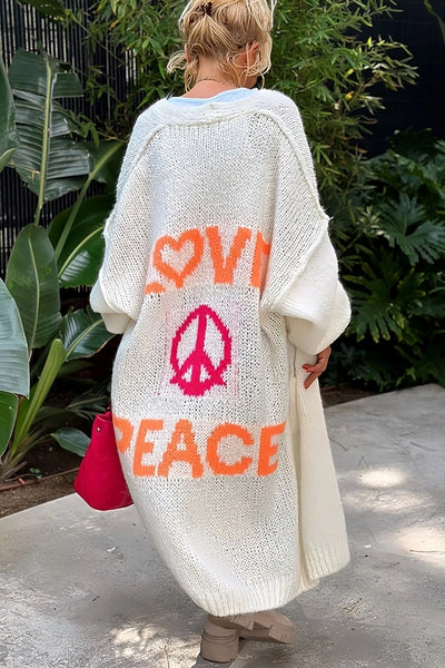 Love & Peace Duster Cardigan