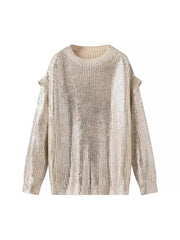Farrah Metallic Sweater