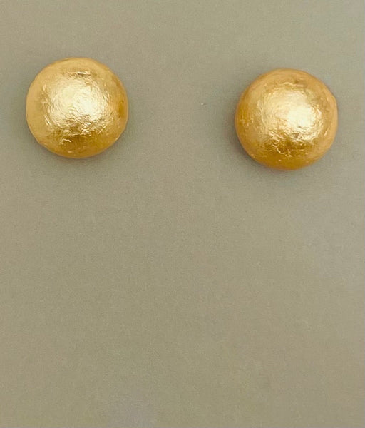 Mache' PearlEarrings-Gold or Silver