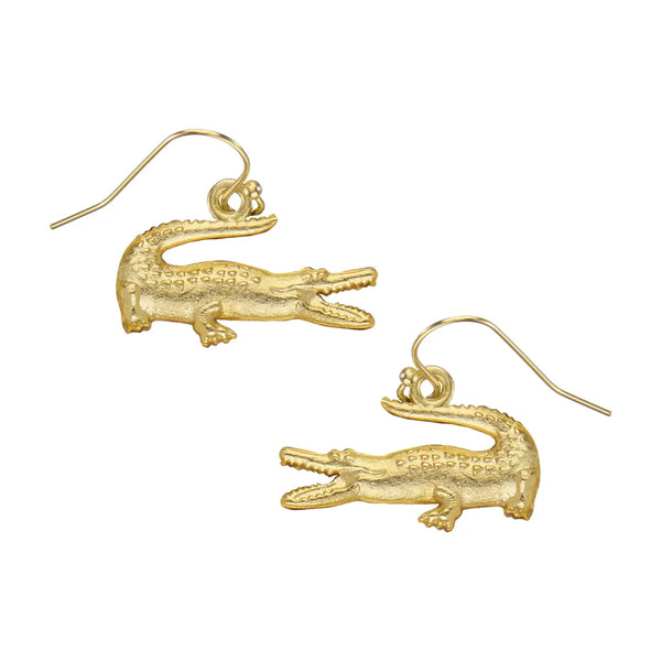Mini Alligator Earrings