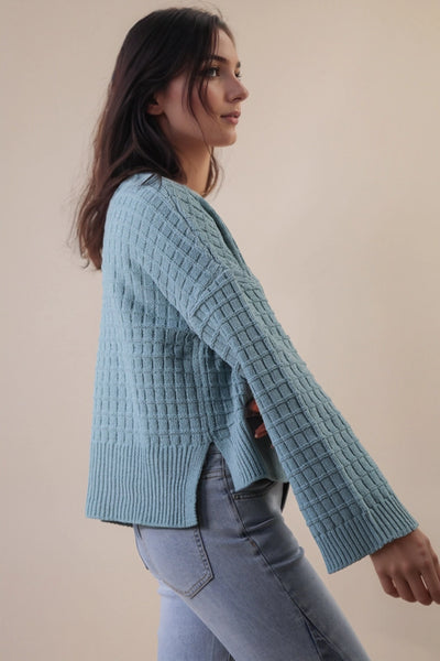 Through The Windowpane Sweater - 4 Colors