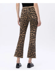 Cropped Leopard Jeans