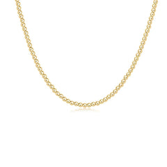Enewton 15" Classic Gold Bead Choker-3mm