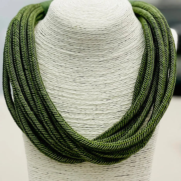 Slub - 8 Strand Necklace-Many Colors