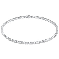 enewton classic sterling 2mm bead bracelet-extends