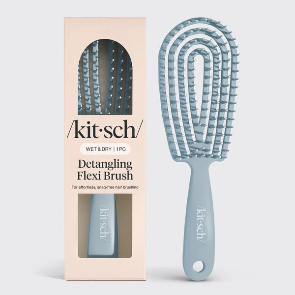 Kitsch Detangling Flexi Brush - Haze Blue