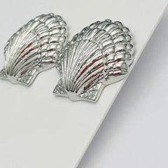 Classic Shell Earrings - Gold and Silver